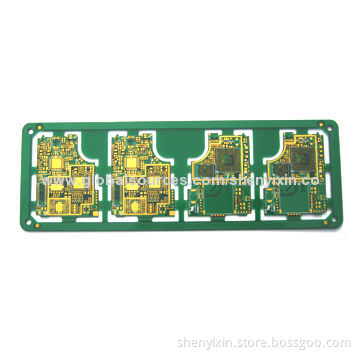 FR-4 gold plating 6-layer circuit with UL/ISO and TS16949 certificates